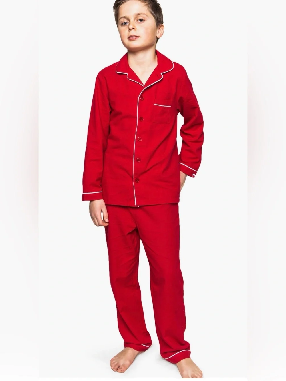 Petite Plume Red Flannel Pajamas